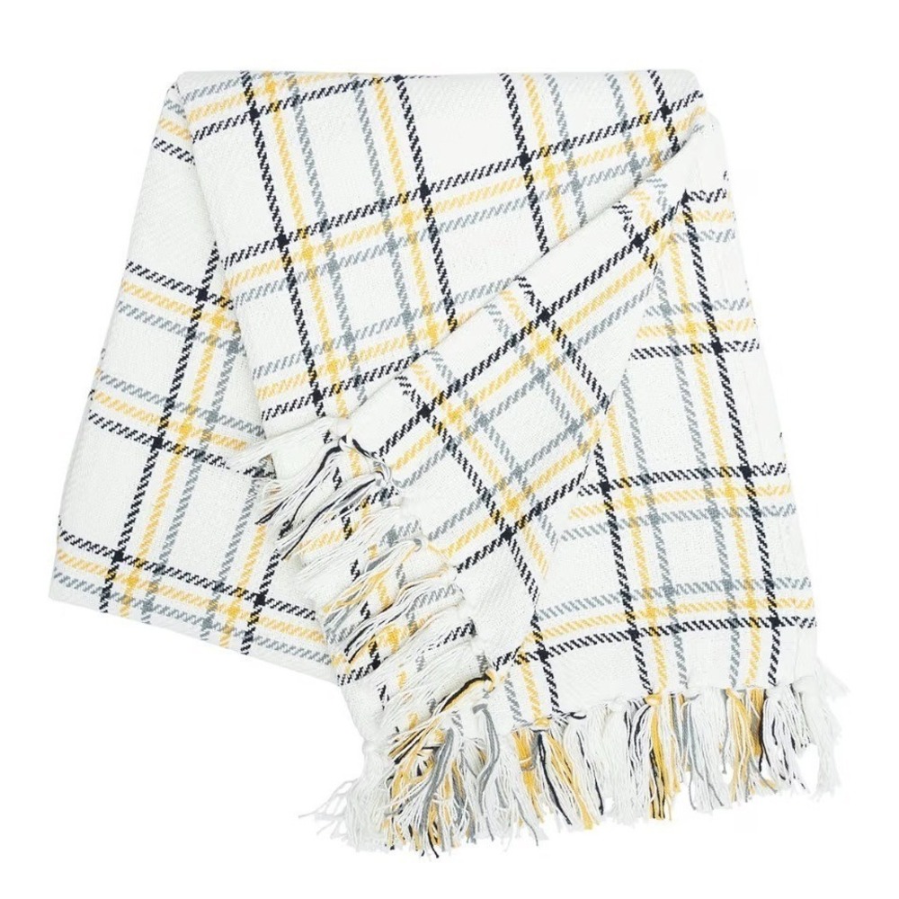 THROW BLANKET C&F Home Honey Bee Plaid 50"‎ x 60"